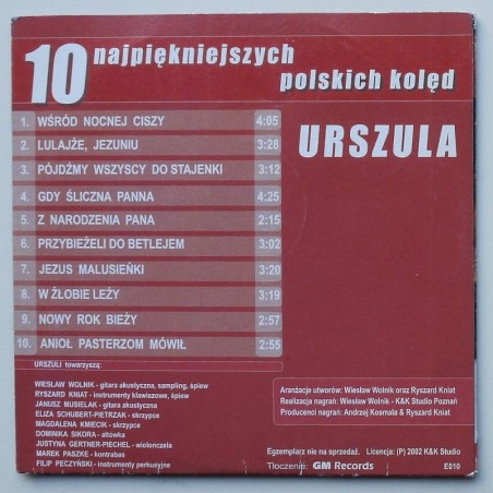 Urszula - 10 najpiękniejszych polskich kolęd