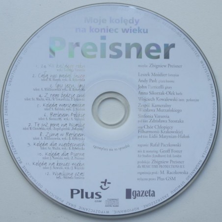 Preisner Zbigniew - Moje kolędy na końcu świarta