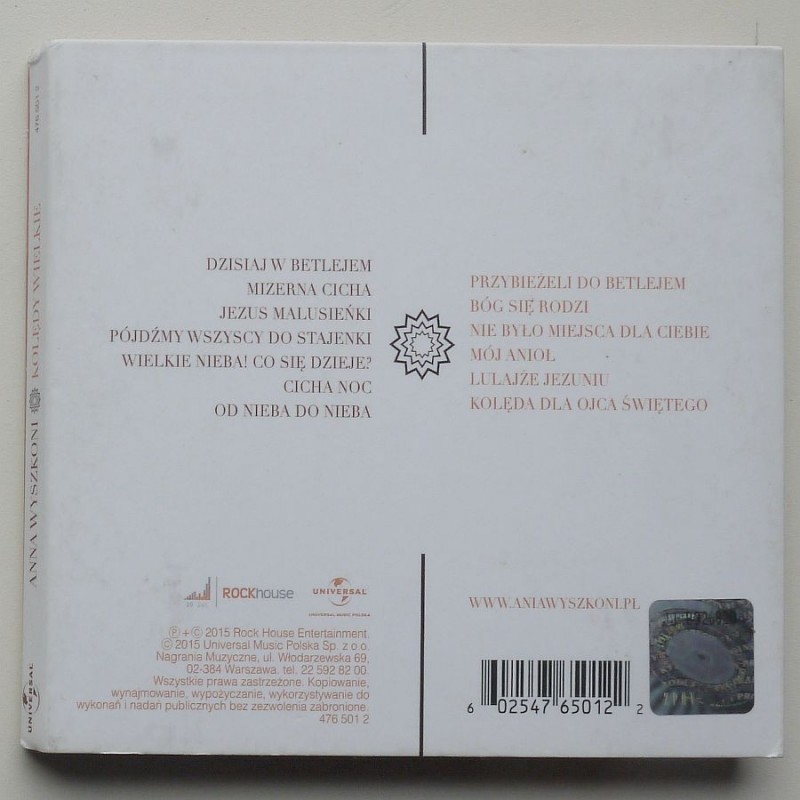 Wyszkoni Anna - Kolędy wielkie