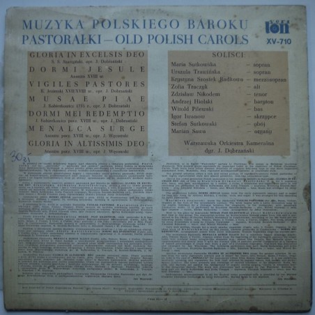 Warszawska Orkiestra Kameralna + Soliści - Pastorałki - Old Polish Carols