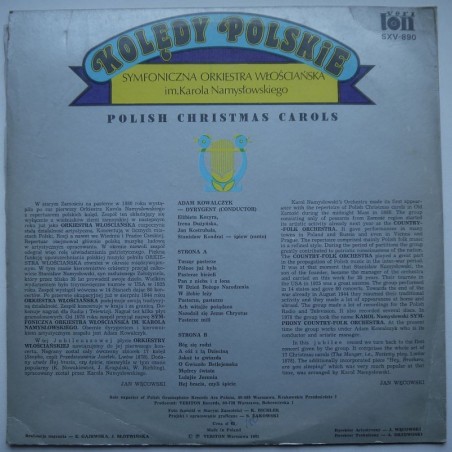 Symfoniczna Orkiestra Włościańska Im. Karola Namysłowskiego - Kolędy polskie