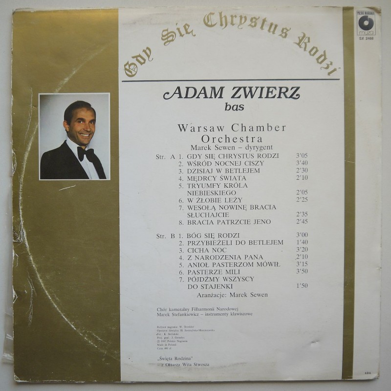 Zwierz Adam - Gdy się Chrystus rodzi