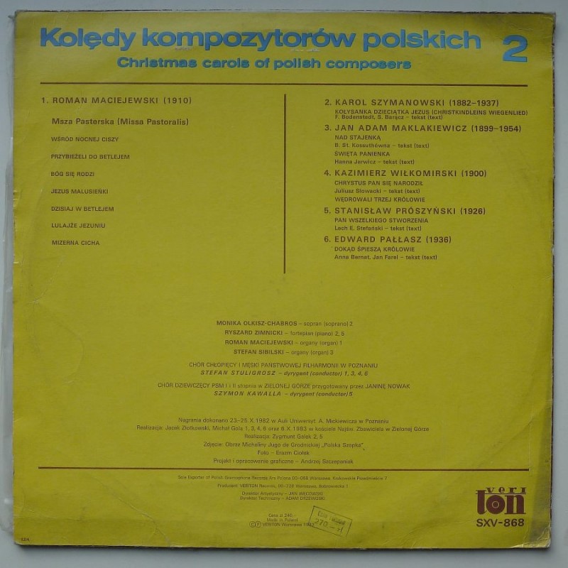 Składanka - Kolędy kompozytorów polskich 2