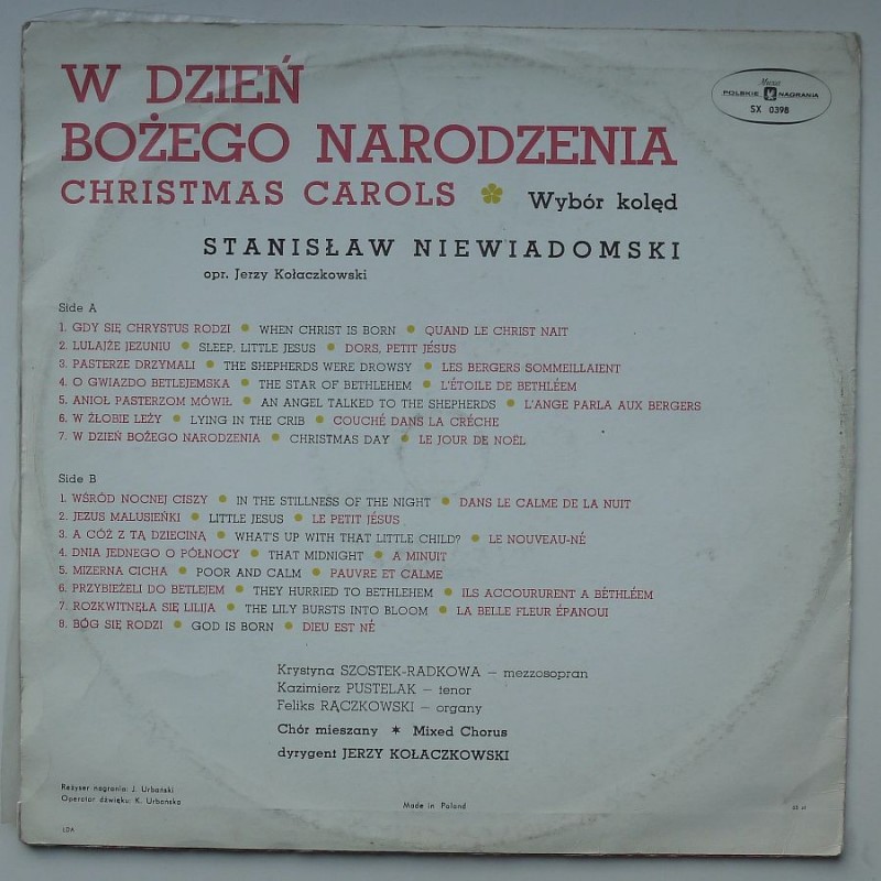Niewiadomski Stanisław - W dzień Bożego...