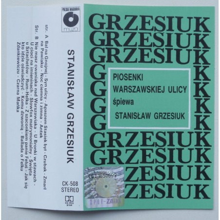 Grzesiuk Stanisław - Piosenki warszawskiej ulicy