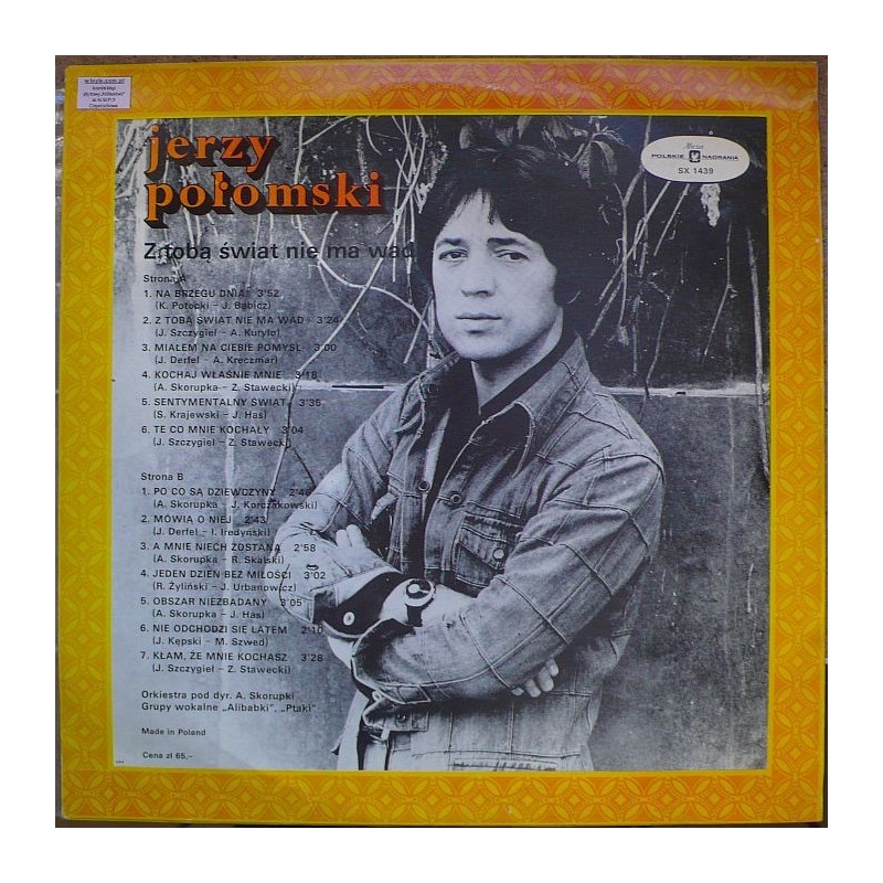 Połomski Jerzy - Z tobą świat nie ma wad