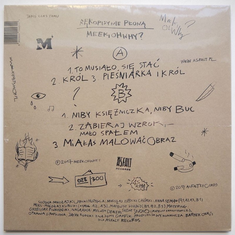 Meek, Oh Why? - Rękopisy nie płoną (+notes)