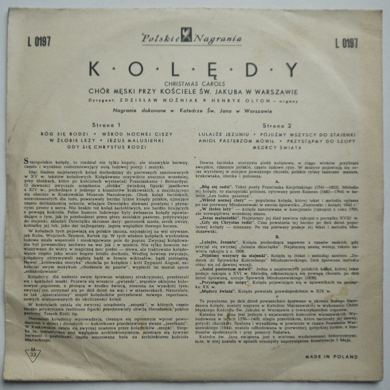 Chór męski przy kościele św. Jakuba w Warszawie...