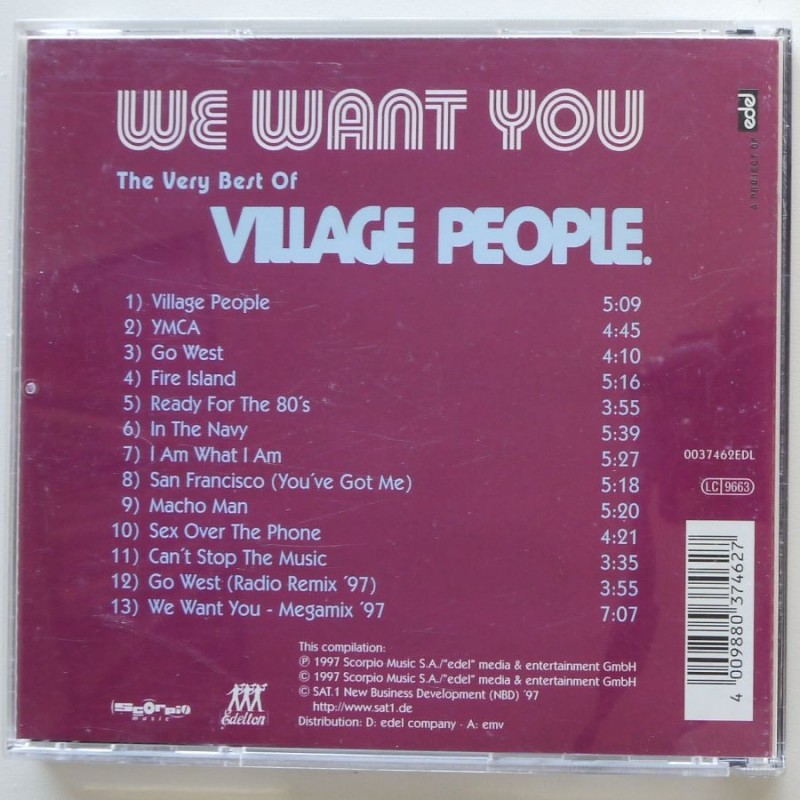 Village Peopple - We Want You – The Very Best of