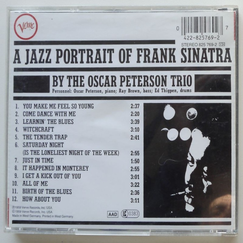 Oscar Peterson Trio, The - A Jazz Portrait fo...