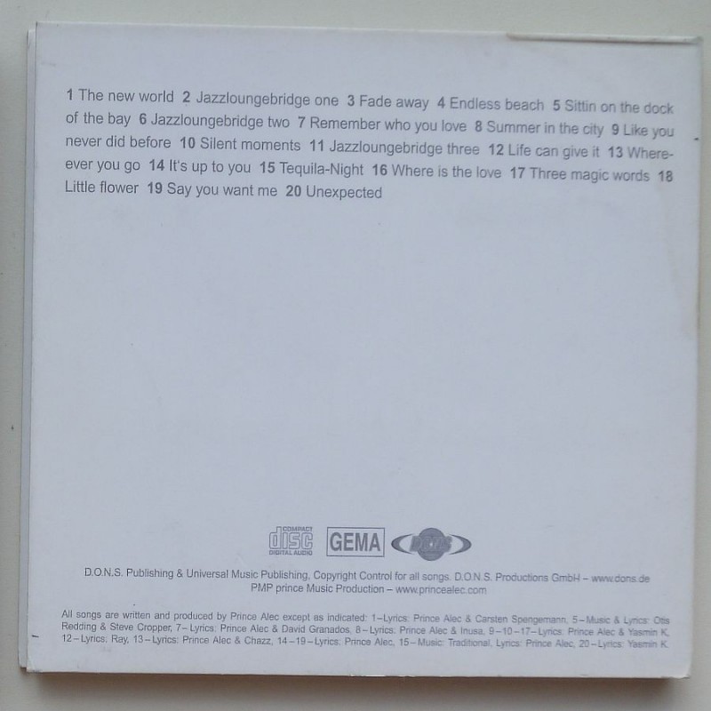 Prince Alec - Jazz Lounge Music – The New World