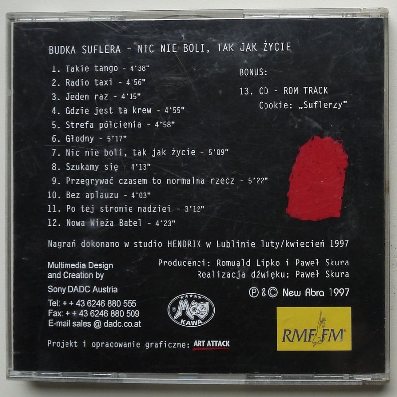 Budka suflera - Nic nie boli, tak jak życie
