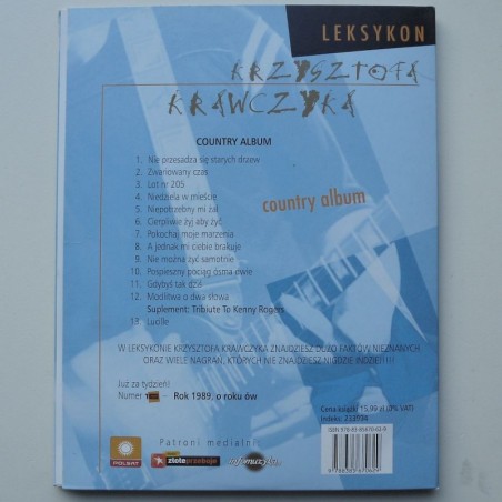 Krzysztof Krawczyk - Country Album (Leksykon Krzysztofa Krawczyka cz.15)