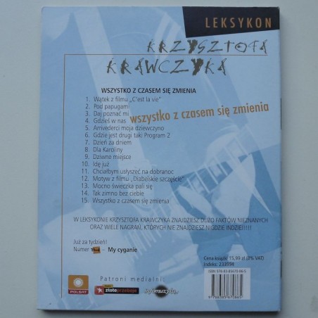 Krawczyk Krzysztof - Wszystko z czasem się zmienia (Leksykon Krzysztofa Krawczyka cz.13)