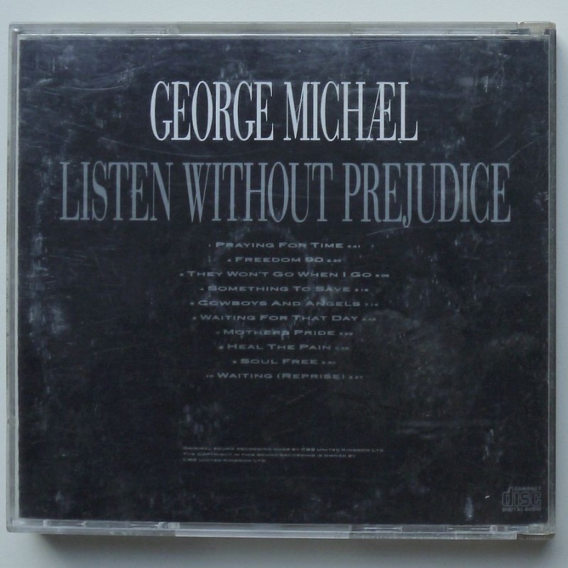 George Michael - Listen Without Prejudice Epic...