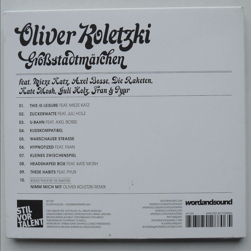Olivier Koletzki - Grobstadtmarchen