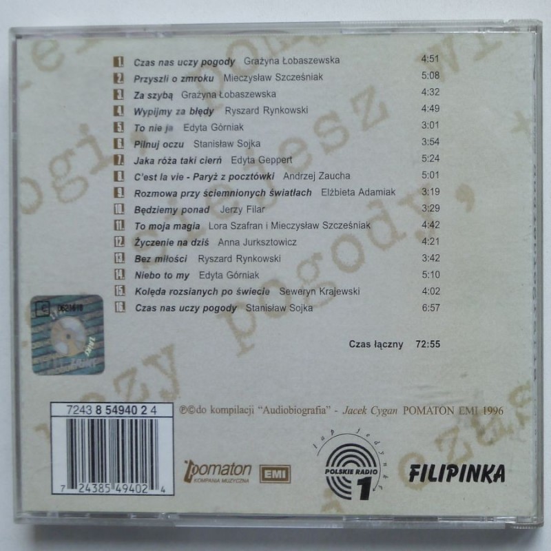 Składanka - Jacek Cygan – Autobiografia