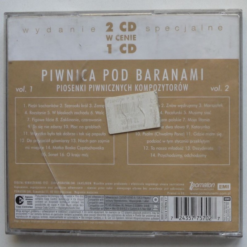 Składanka - Piwnica pod Baranami – Piosaenki...