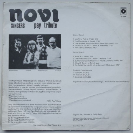 Novi Singers - Pay Tribute