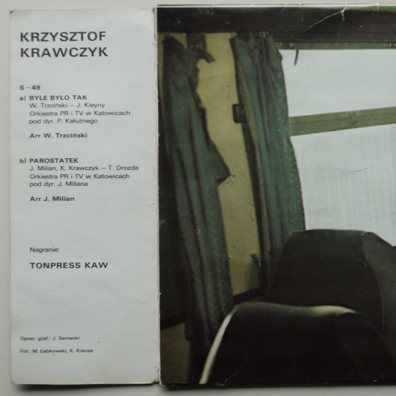 Krawczyk Krzysztof - Byle było tak/Parostatek...