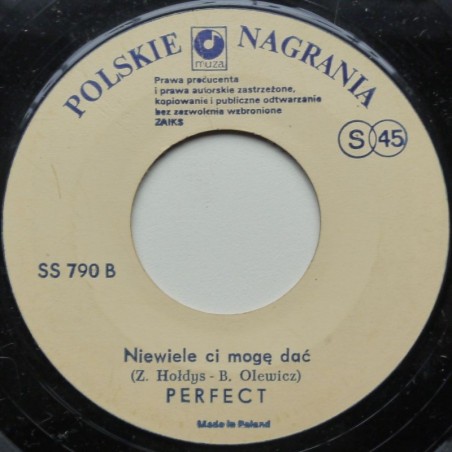 Perfect - Bażancie życie / Niewiele ci mogę dać