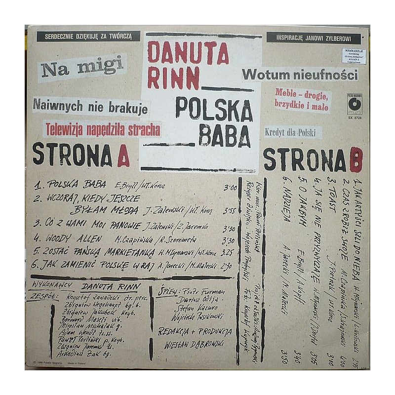 Rinn Danuta - Polska Baba