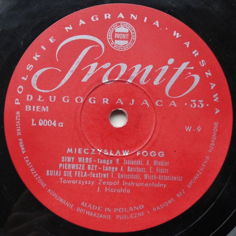 Fogg Mieczysław - (10”)
