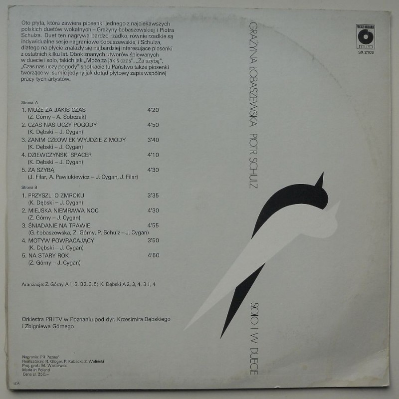 Łobaszewska Grarzyna / Schulz Piotr - Solo i w...