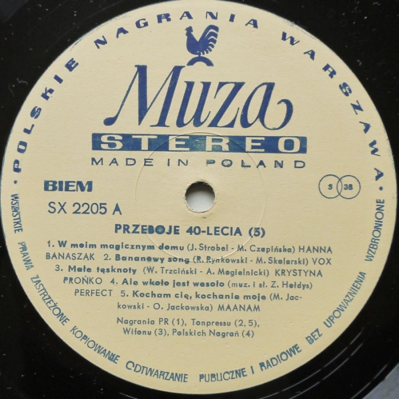 Składanka - Przeboje 40 lecia 5