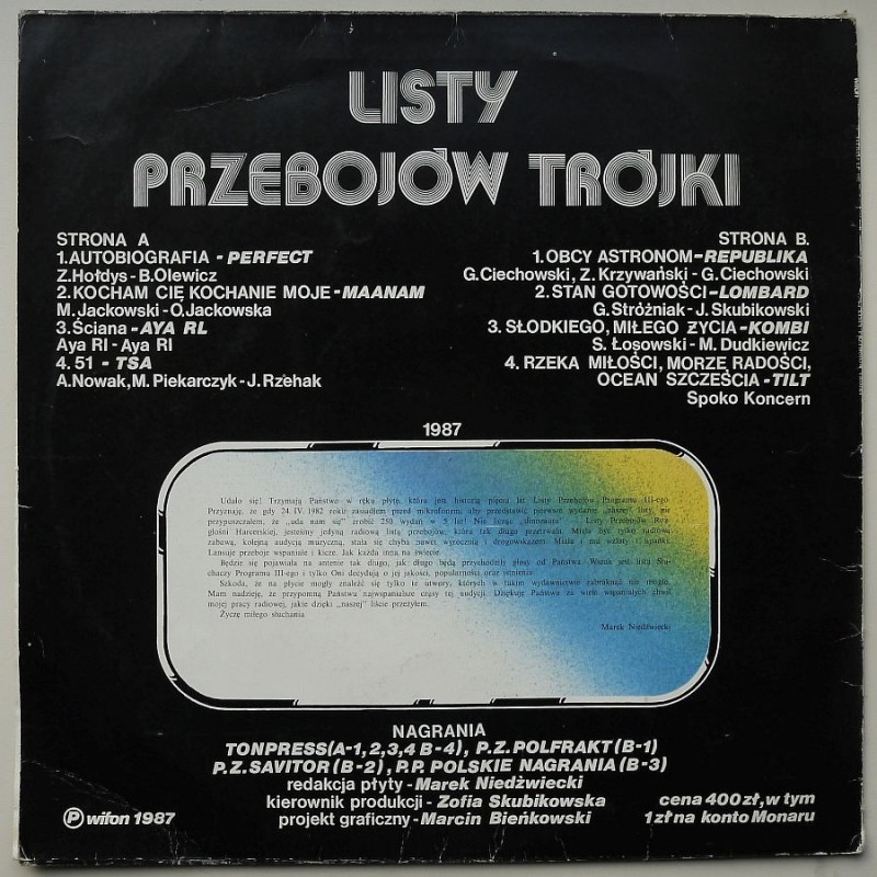 Składanka - 5tka listy przeboków Trójki