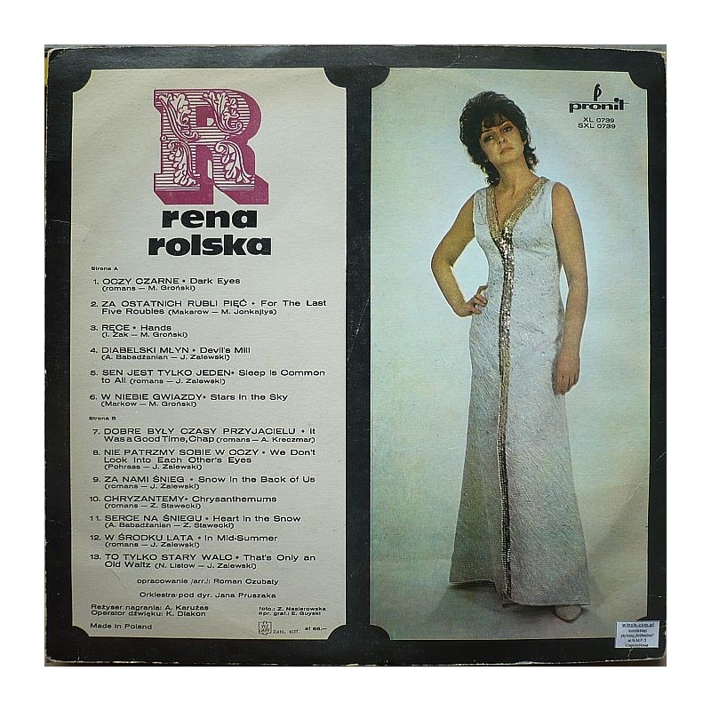 Rolska Rena - Oczy czarne