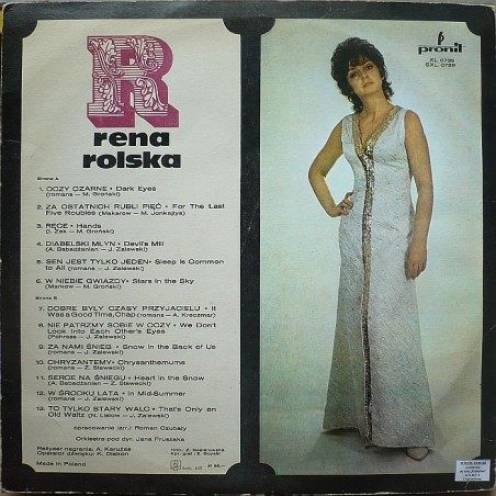 Rolska Rena - Oczy czarne