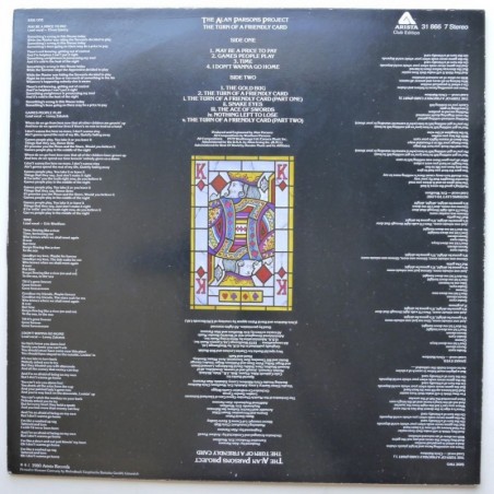 Alan Parsons Project, The - The Turn of Friendly Cart