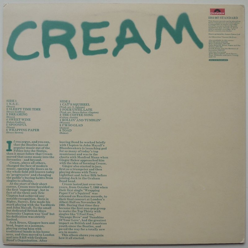 Cream - Cream