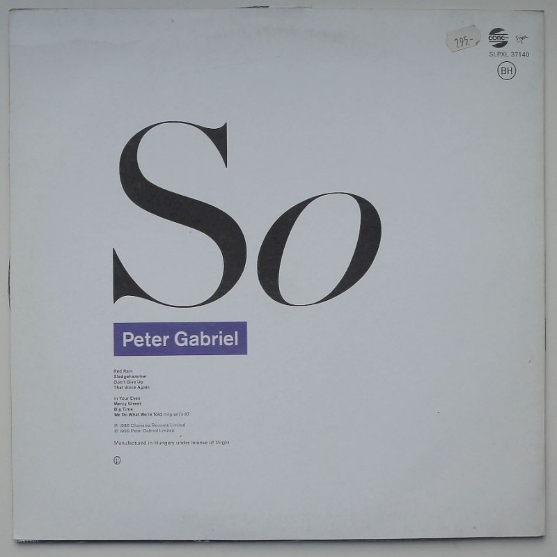 Peter Gabriel - So