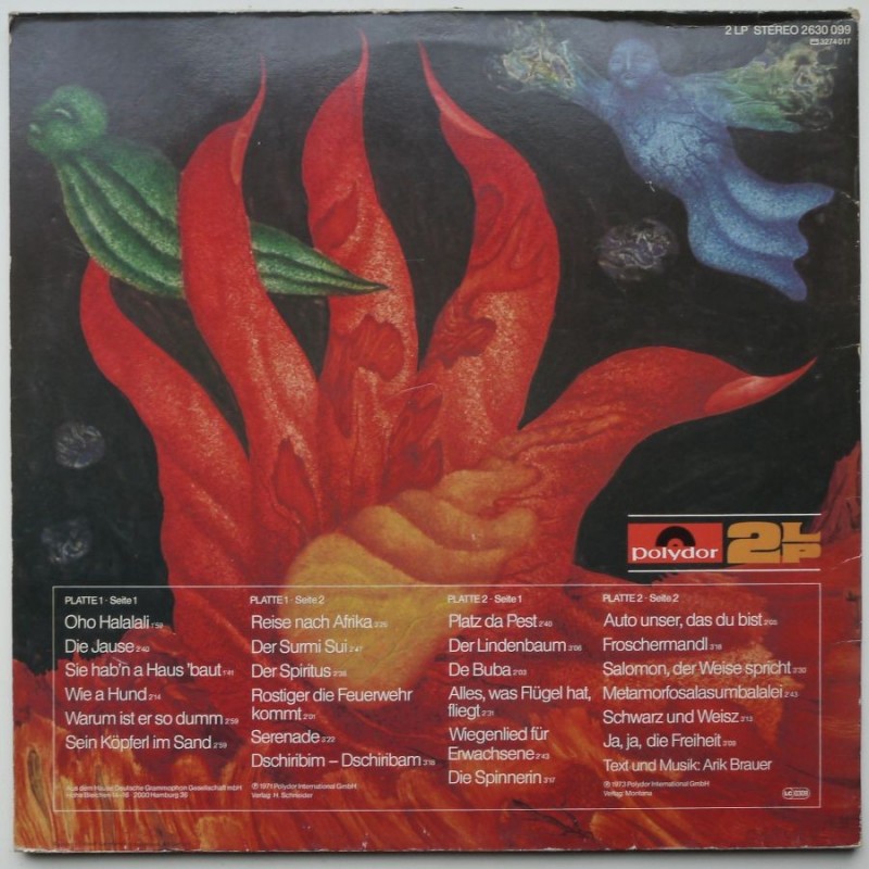 Arik Brauer - Liederbrch (2lp)
