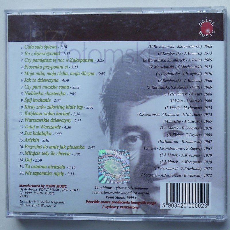 Połomski Jerzy - Złote przeboje