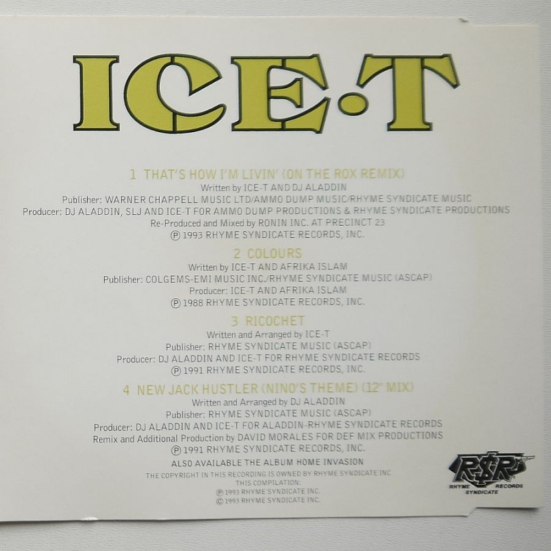 Ice-T - That’s How I’m Livin’ (CDS)