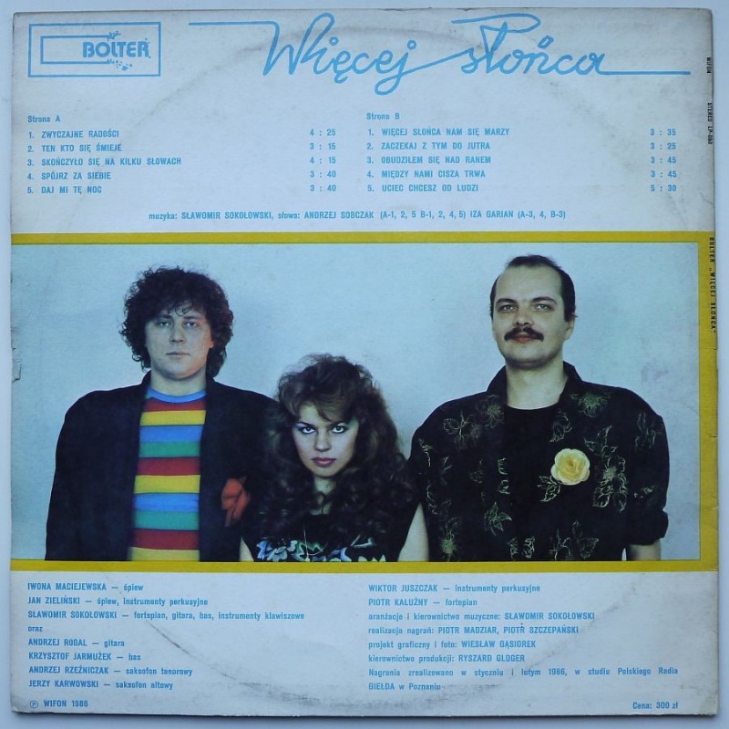 Bolter - Więcej słońca