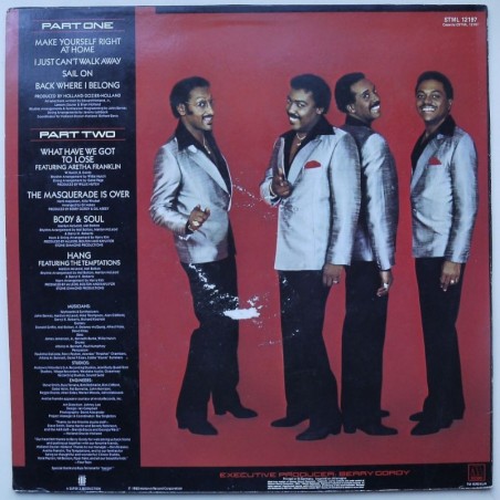 Four Tops, The - Back Where I Belong