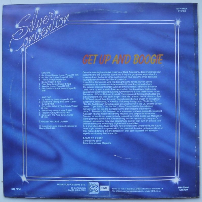 Silver Convention - Get Up And Boogie