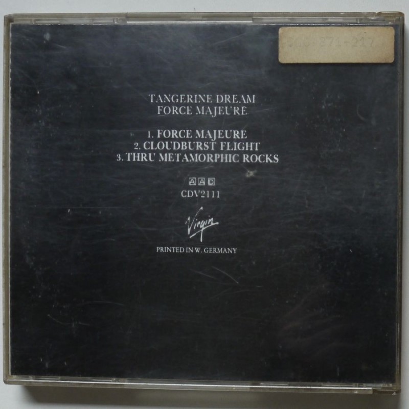 Tangerine Dream - Force Majeure