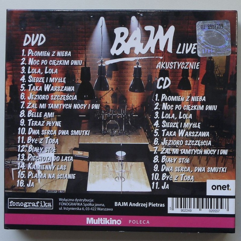 Bajm - Live (dvd+cd)