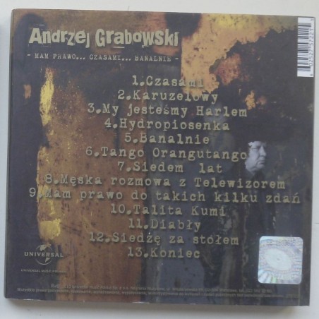 Grabowski Anrdzej - Mam prawo… Czasami… Banalnie