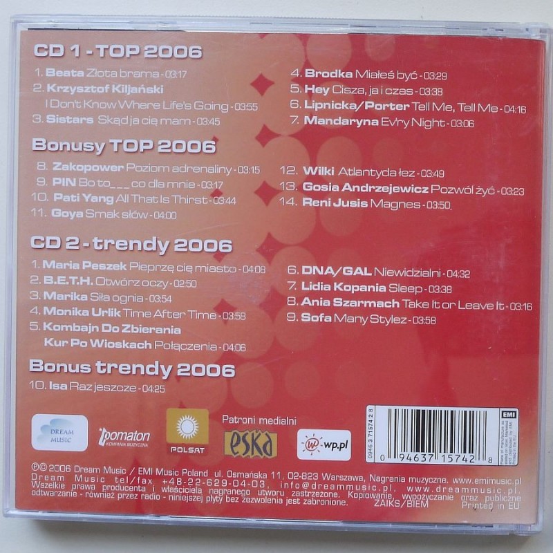 Składanka - TOP Trendy 2006 (2cd)