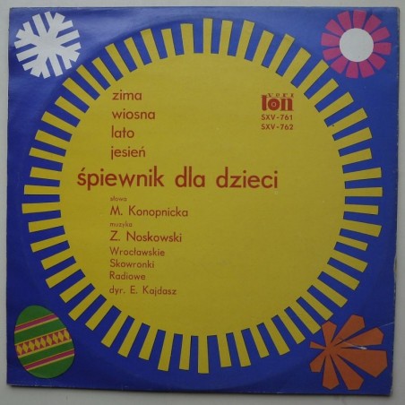 Dla Dzieci - Zima, wiosna, lato, jesień – Śpiewnik dla dzieci (2lp)