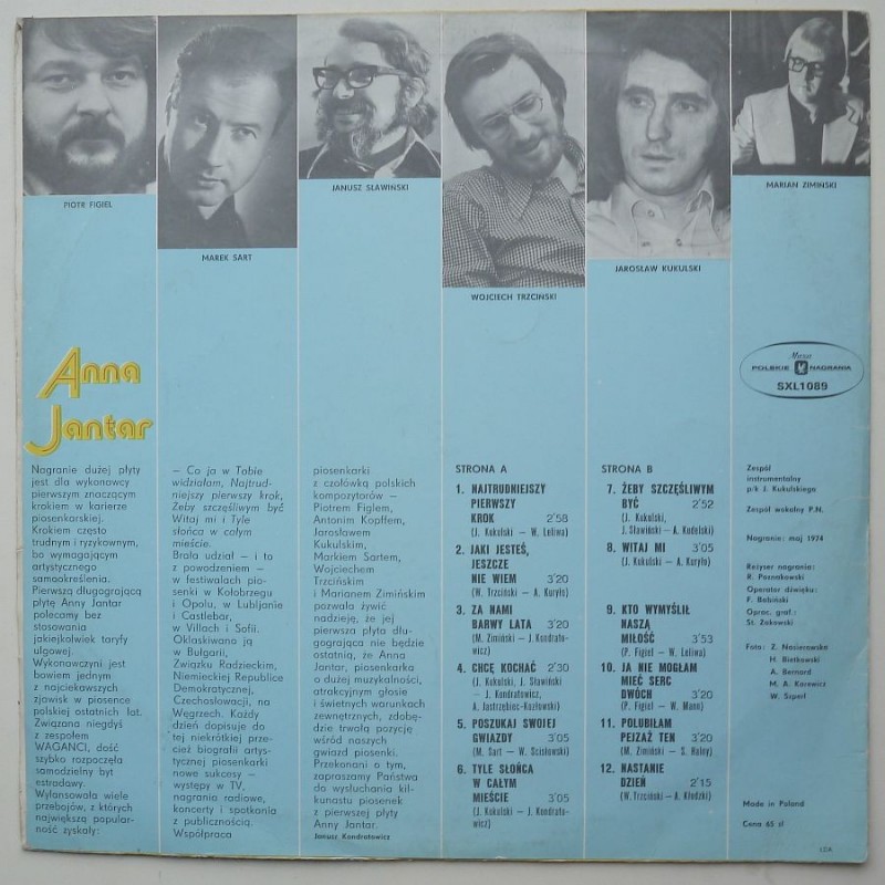 Jantar Anna - Tyle słońca w całym mieście