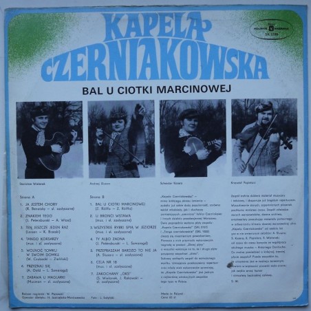Kapela Czerniakowska - Bal u ciotki marcinowej