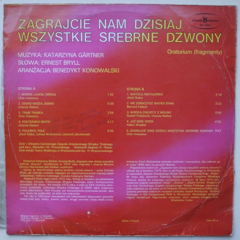 Składanka - Zagrajcie nam dziś wszystkie...