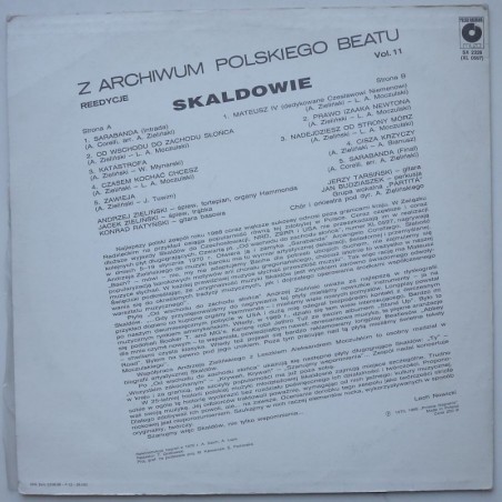 Skaldowie - Od wschodu do zachodu słońca (reedycje vol.11)